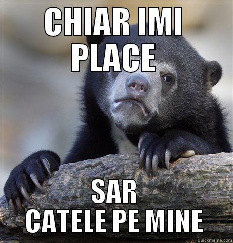 CHIAR IMI PLACE SAR CATELE PE MINE Confession Bear