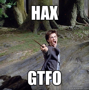 hax gtfo  Pissed off Harry