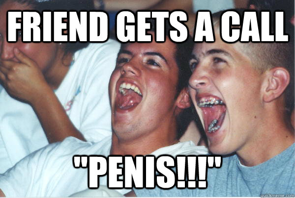 Friend gets a call 