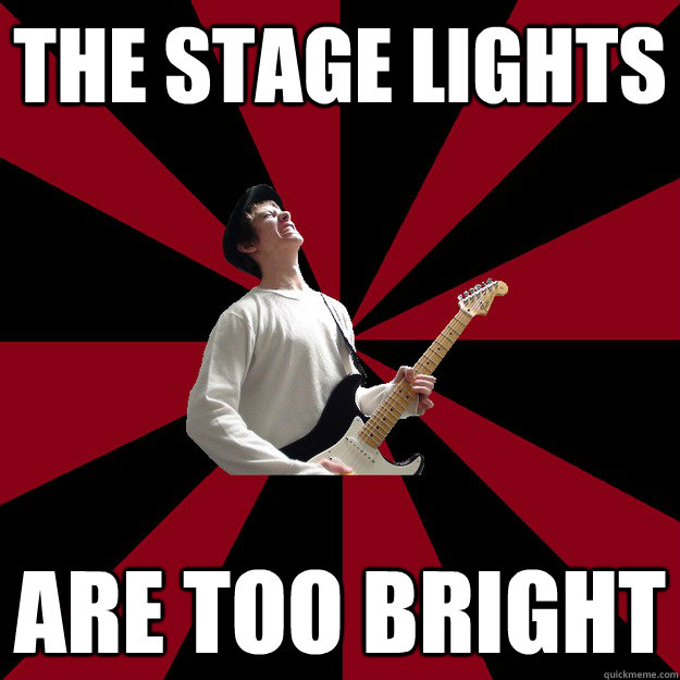THE STAGE LIGHTS ARE TOO BRIGHT - THE STAGE LIGHTS ARE TOO BRIGHT  Jazz Guitarist