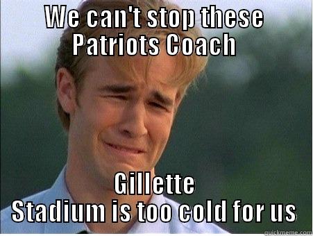 WE CAN'T STOP THESE PATRIOTS COACH GILLETTE STADIUM IS TOO COLD FOR US 1990s Problems