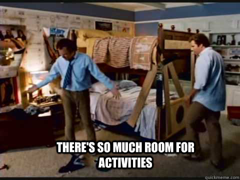  there's so much room for activities -  there's so much room for activities  Step Brothers Bunk Beds