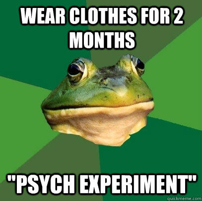 WEAR CLOTHES FOR 2 MONTHS 