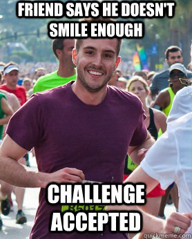 Friend says he doesn't smile enough Challenge Accepted  Ridiculously photogenic guy