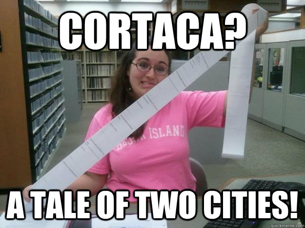 Cortaca? A Tale of Two Cities!  