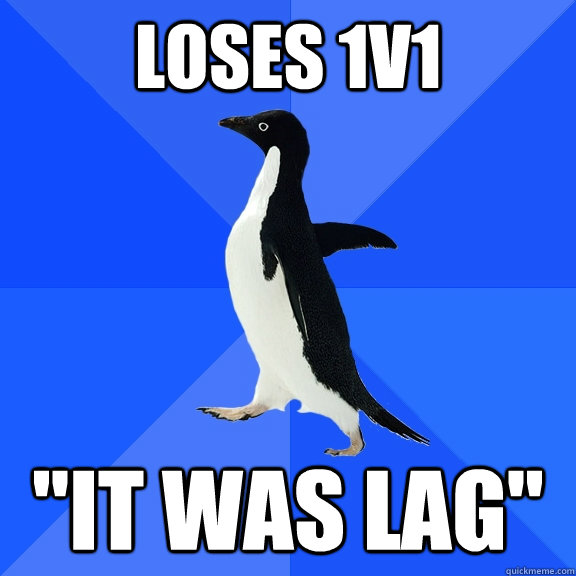 Loses 1v1 