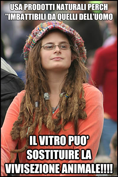 Usa prodotti naturali perchè  