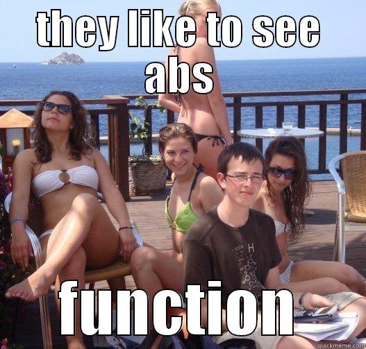 THEY LIKE TO SEE ABS FUNCTION Priority Peter