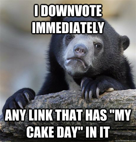 I downvote immediately any link that has 