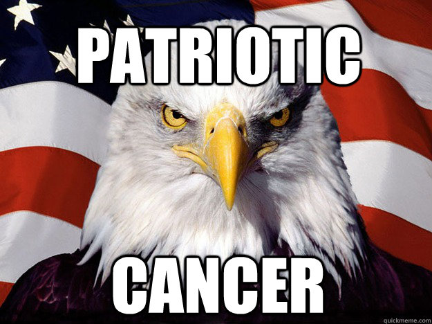 patriotic cancer - patriotic cancer  Patriotic Eagle