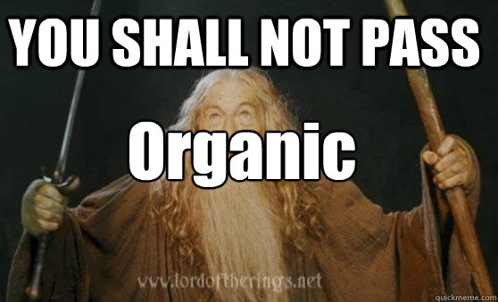 YOU SHALL NOT PASS Organic Chemistry   