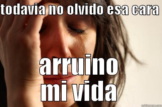 TODAVIA NO OLVIDO ESA CARA  ARRUINO MI VIDA First World Problems