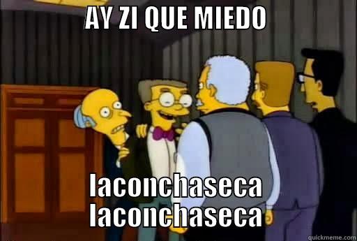                 AY ZI QUE MIEDO                  LACONCHASECA LACONCHASECA Misc