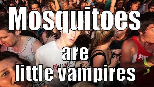 MOSQUITOES ARE LITTLE VAMPIRES Sudden Clarity Clarence
