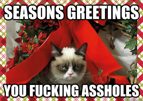seasons greetings you fucking assholes - seasons greetings you fucking assholes  Misc