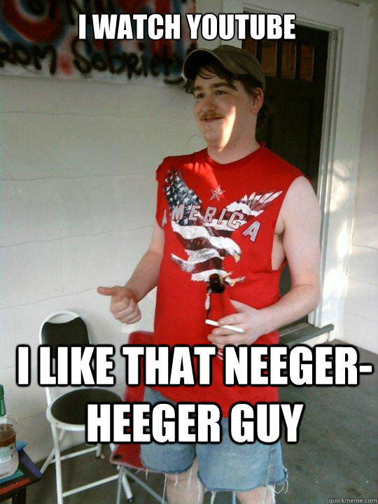 I watch youtube I like that neeger-heeger guy  Redneck Randal