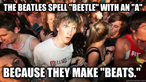 The Beatles spell 