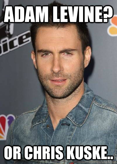 Adam Levine? Or Chris Kuske..  