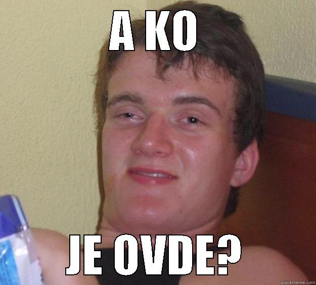 A KO JE OVDE? 10 Guy
