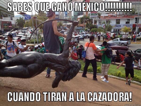 SABES QUE GANÓ MÉXICO!!!!!!!!!! CUANDO TIRAN A LA CAZADORA! Misc