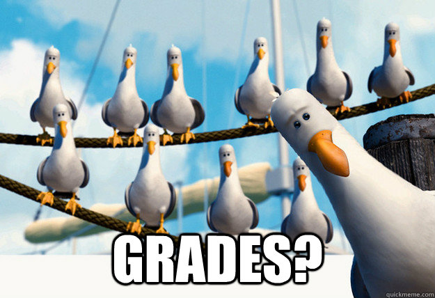  Grades?  Finding Nemo Mine Seagulls