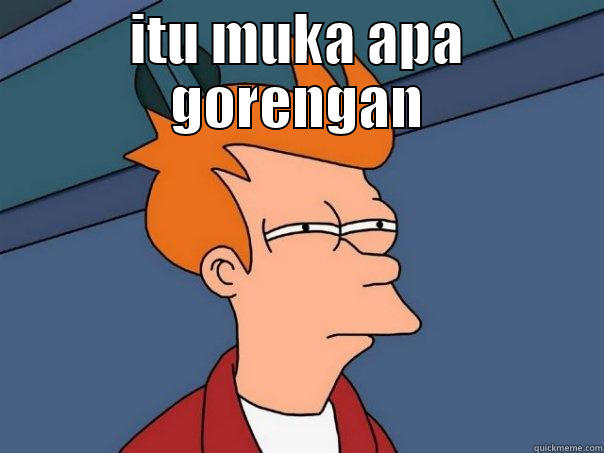         - ITU MUKA APA GORENGAN     Futurama Fry