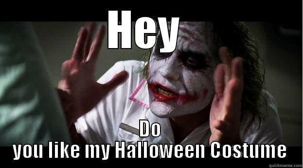 HEY  DO YOU LIKE MY HALLOWEEN COSTUME Joker Mind Loss