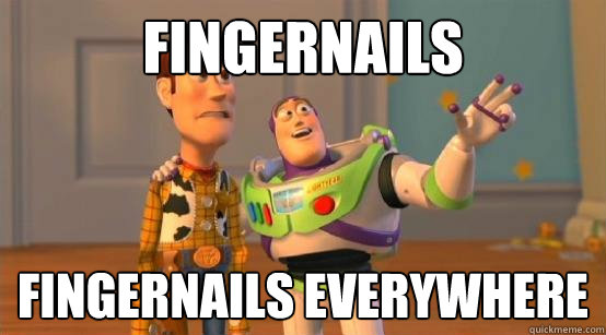 FINGERNAILS FINGERNAILS EVERYWHERE  Buzz Glitter