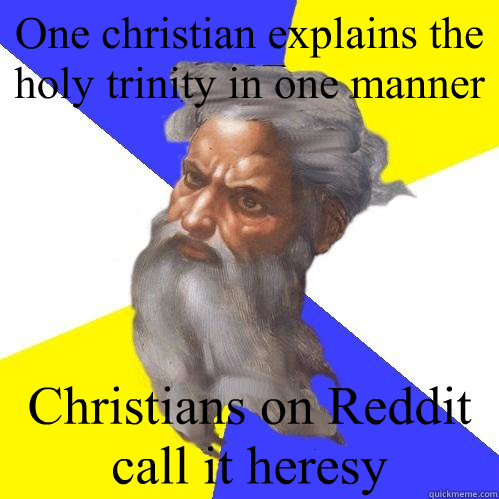 One christian explains the holy trinity in one manner Christians on Reddit call it heresy   Advice God
