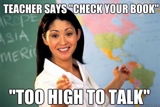 Teacher says 