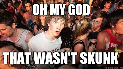 Oh my god That wasn't skunk  Sudden Clarity Clarence