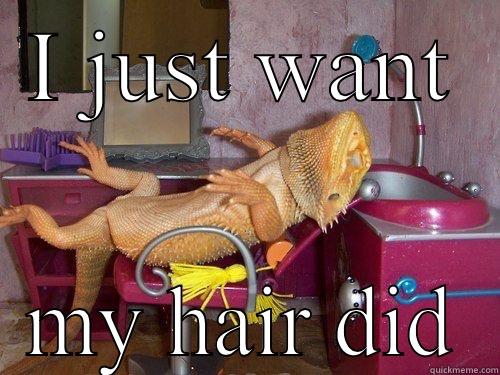 I JUST WANT MY HAIR DID Misc