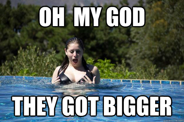 Oh  My God They Got Bigger  Big Tit Surprise