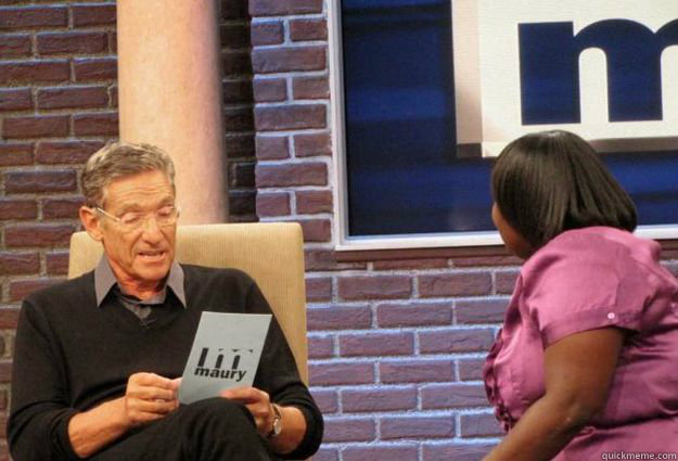 hoffman didnt shoot the ball at the keeper? the lie detecter said that was a lie!  Maury Meme