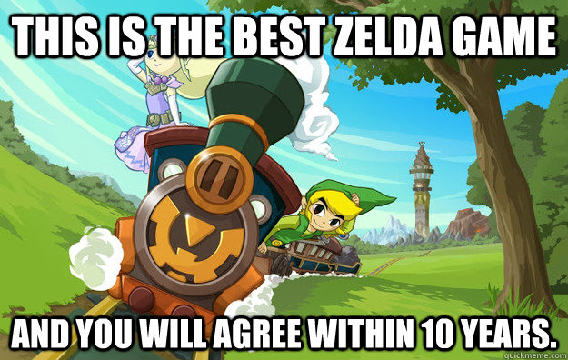 This is the best Zelda Game and You will agree within 10 years.  Nostalgia