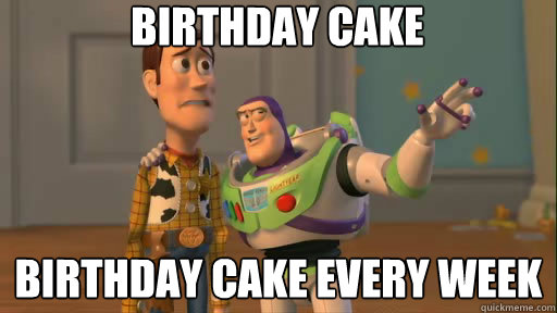 Birthday cake Birthday cake every week  Everywhere