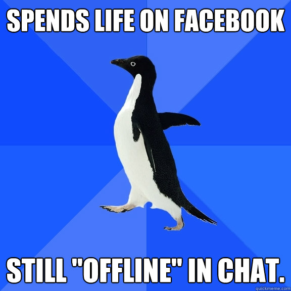 spends life on facebook Still 