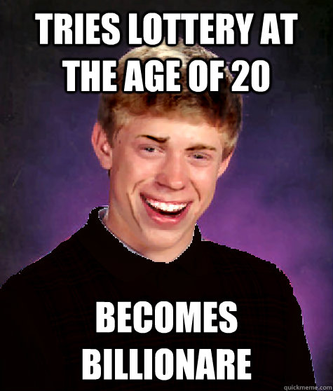 Tries lottery at the age of 20 Becomes Billionare - Tries lottery at the age of 20 Becomes Billionare  Good Luck Brian