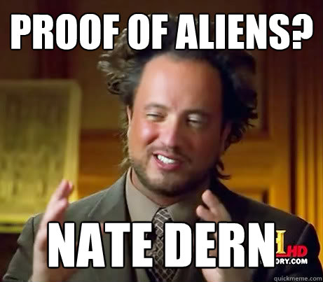 Proof of aliens? Nate dern  Crazy Giorgio