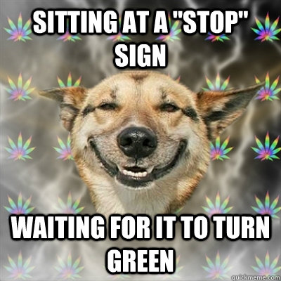 sitting at a 