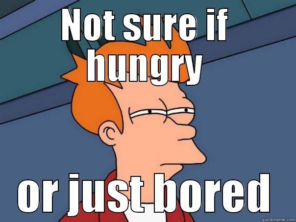 Suspicious Fry - NOT SURE IF HUNGRY OR JUST BORED Futurama Fry
