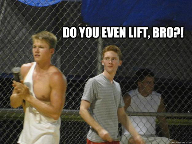 Do you even lift, Bro?! - Do you even lift, Bro?!  Golfer Kevin