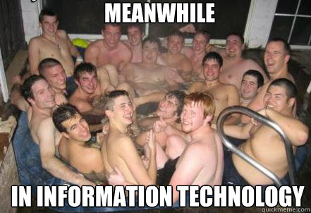 Meanwhile In information technology  
