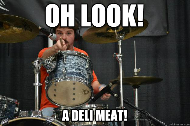 oh look! a deli meat! - oh look! a deli meat!  Encouraging Kevin