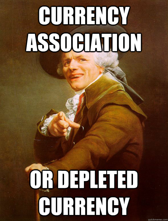 Currency association or depleted currency   Joseph Ducreux