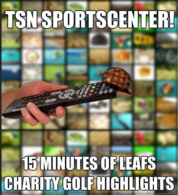 TSN Sportscenter! 15 minutes of leafs charity golf highlights  Scumbag Media