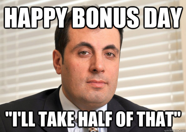 Happy bonus day 
