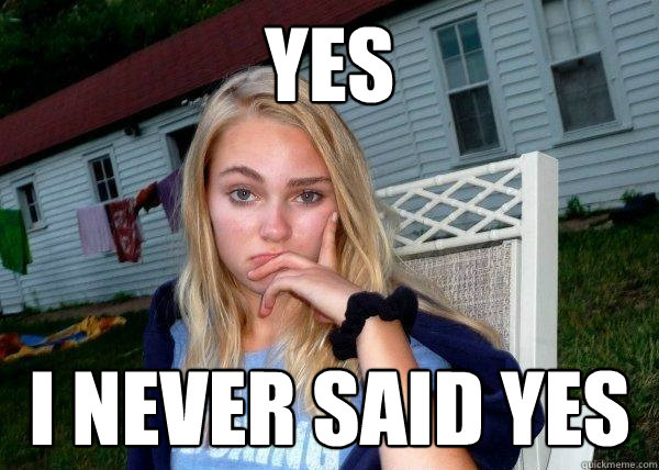 YES I NEVER SAID YES  Long Term Girlfriend