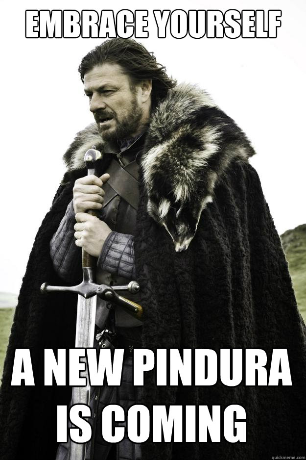 Embrace Yourself A new PINDURA is coming  Winter is coming
