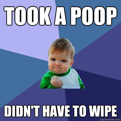 Took a poop Didn't have to wipe - Took a poop Didn't have to wipe  Success Kid